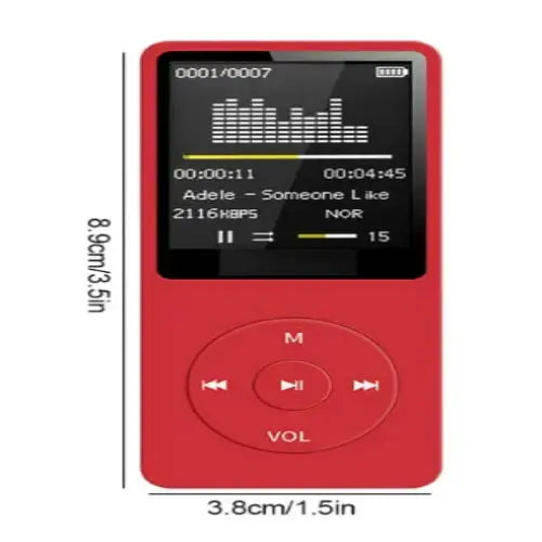 Bluetooth MP3 Player with FM Radio (available in 6 colours)