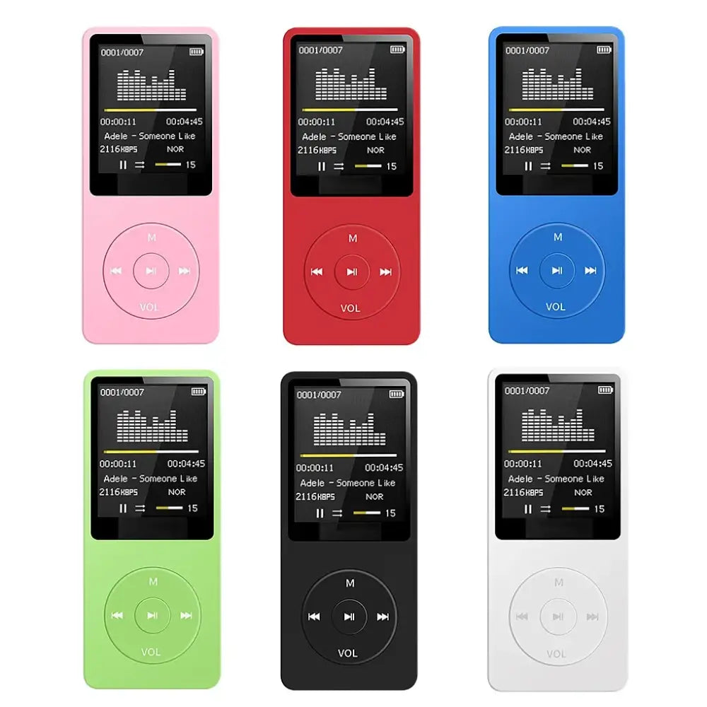 Bluetooth MP3 Player with FM Radio (available in 6 colours)
