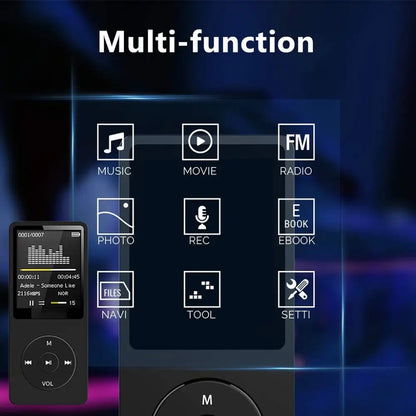 Bluetooth MP3 Player with FM Radio (available in 6 colours)