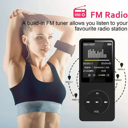 Bluetooth MP3 Player with FM Radio (available in 6 colours)