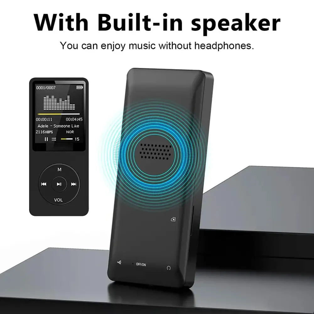 Bluetooth MP3 Player with FM Radio (available in 6 colours)