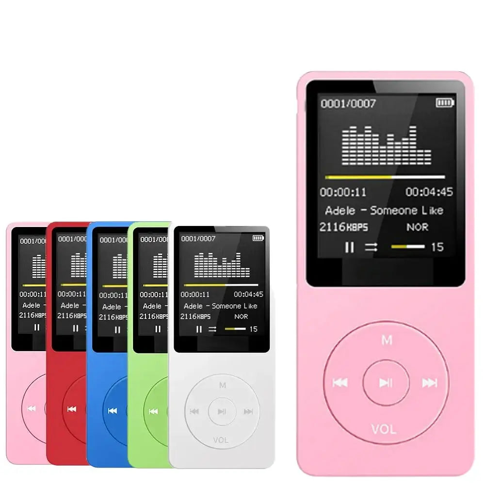 Bluetooth MP3 Player with FM Radio (available in 6 colours)