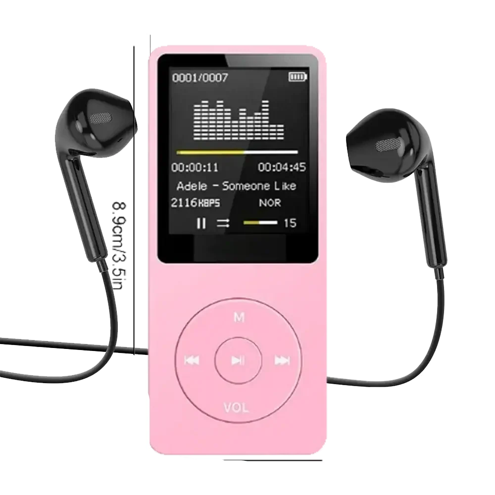 Bluetooth MP3/MP4 Music Player with E-Book, TF Card & Audio Recorder