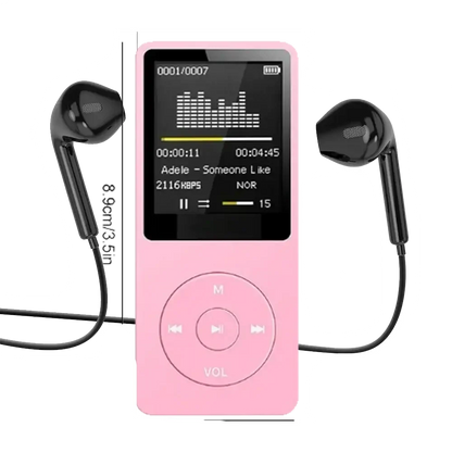 Bluetooth MP3/MP4 Music Player with E-Book, TF Card & Audio Recorder