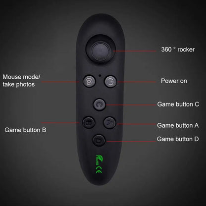 Bluetooth VR Controller Gamepad for Android (Black & White)