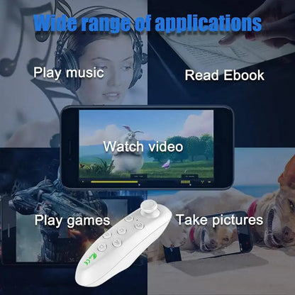 Bluetooth VR Controller Gamepad for Android (Black & White)