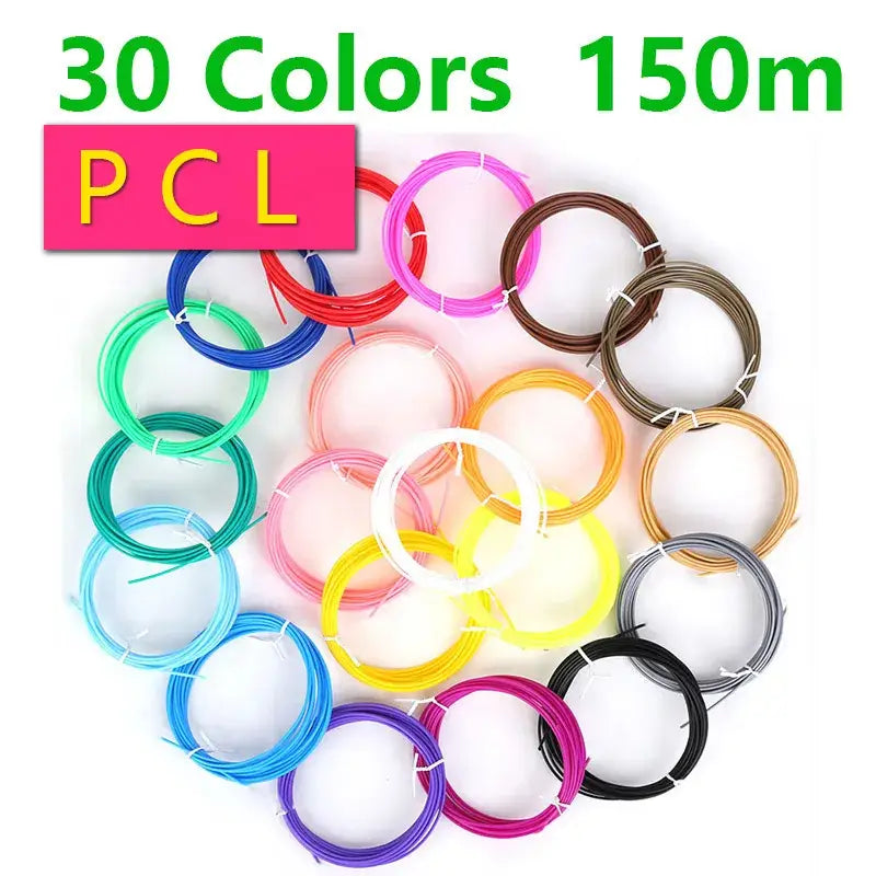 Brilliant Colour 3D Pen Filament (1.75mm ABS/PLA/PCL)