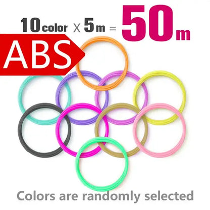 Brilliant Colour 3D Pen Filament (1.75mm ABS/PLA/PCL)
