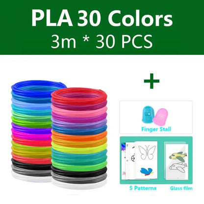 Brilliant Colour 3D Pen Filament (1.75mm ABS/PLA/PCL)