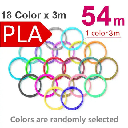 Brilliant Colour 3D Pen Filament (1.75mm ABS/PLA/PCL)