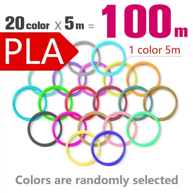 Brilliant Colour 3D Pen Filament (1.75mm ABS/PLA/PCL)