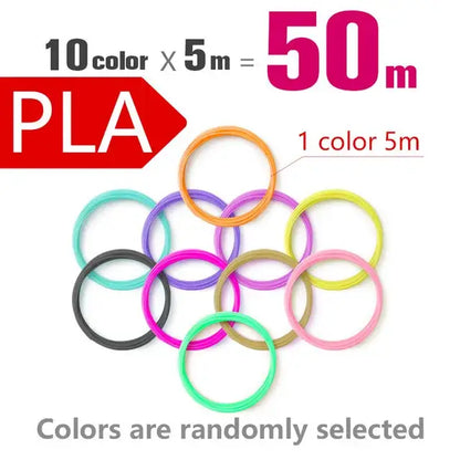 Brilliant Colour 3D Pen Filament (1.75mm ABS/PLA/PCL)