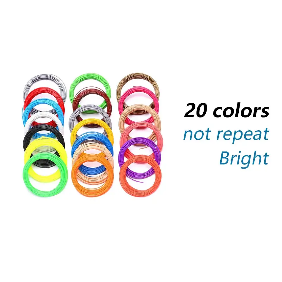 Brilliant Colour 3D Pen Filament (1.75mm ABS/PLA/PCL)