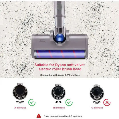 Soft Roller Floor Brush Head Replacement for V6 DC45 DC62 DC74 DC58 DC61 Vacuum Cleaners