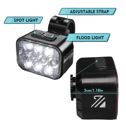 USB Rechargeable Bicycle Front & Rear LED Lights