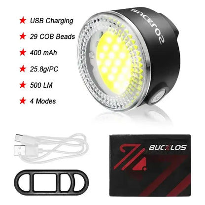 USB Rechargeable Bicycle Front & Rear LED Lights