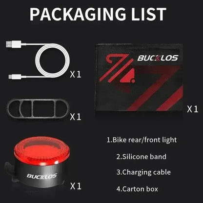 USB Rechargeable Bicycle Front & Rear LED Lights