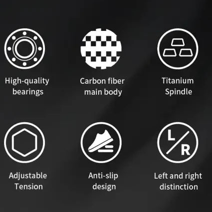 Carbon Nylon Clipless Bike Pedals