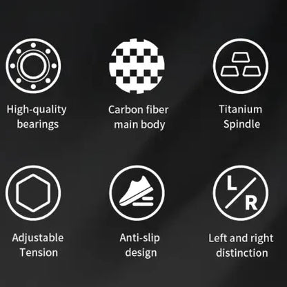 Carbon Nylon Clipless Bike Pedals