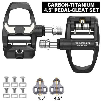 Carbon Nylon Clipless Bike Pedals