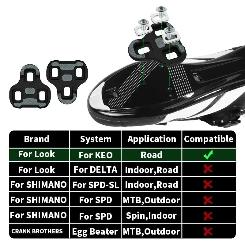 Carbon Nylon Clipless Bike Pedals