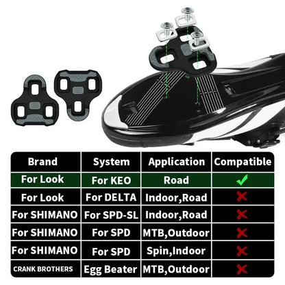 Carbon Nylon Clipless Bike Pedals