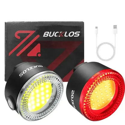 Rechargeable Bicycle Front & Rear Light Set