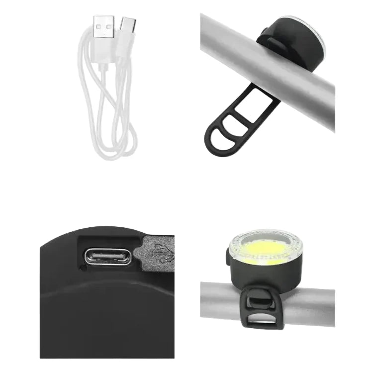 Rechargeable Bicycle Front & Rear Light Set