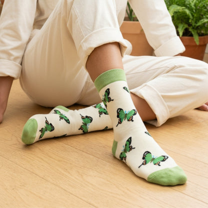 Save the Butterfly Bamboo Socks