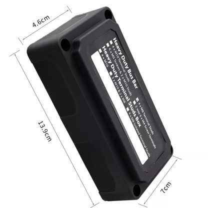 300A M8 48V Studs Bus Bar Power Distribution Box Terminal Block Heavy Duty