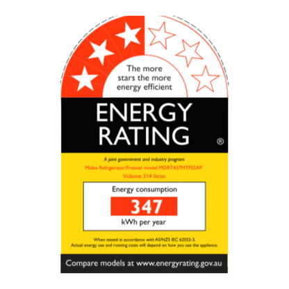 Midea 320L Top Mount Fridge Freezer