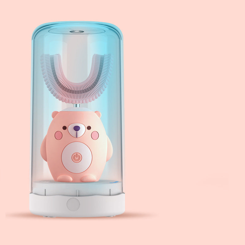 Children's U-Shaped Electric Toothbrush with Silicone Head