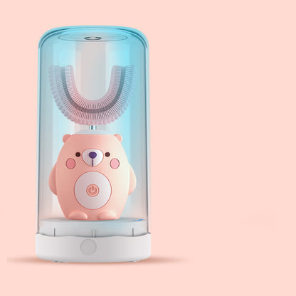 Children's U-Shaped Electric Toothbrush with Silicone Head