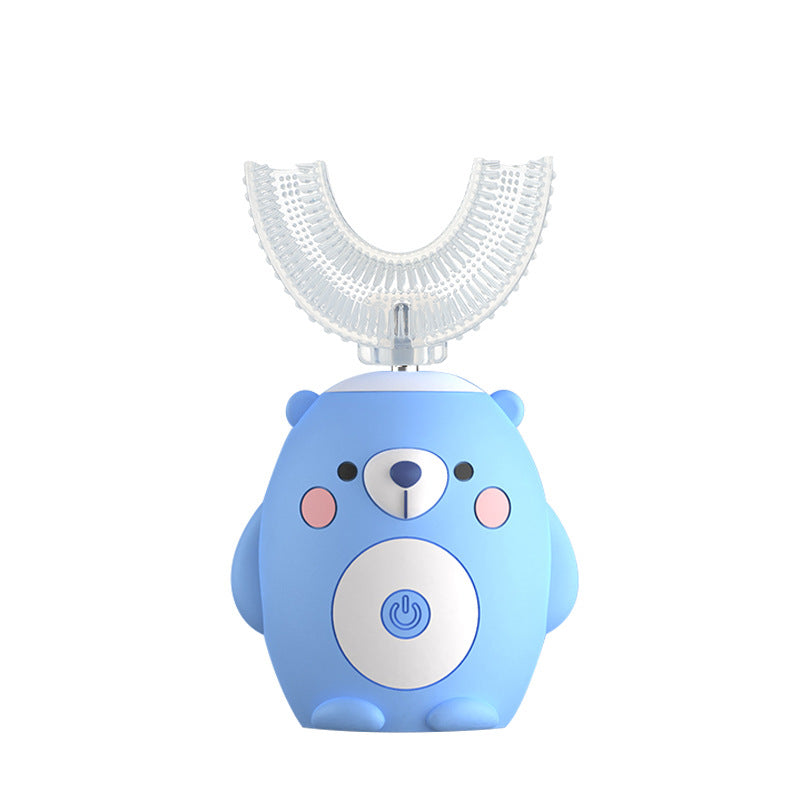 Children's U-Shaped Electric Toothbrush with Silicone Head