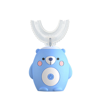 Children's U-Shaped Electric Toothbrush with Silicone Head