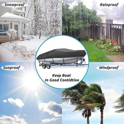 17"-19" 600D Boat Cover