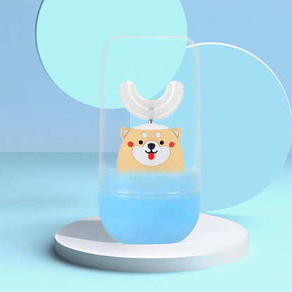 Children's U-Shaped Electric Toothbrush with Silicone Head