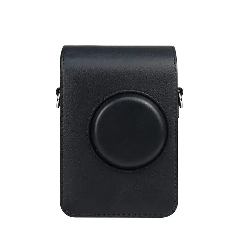 Instax Mini EVO PU Leather Camera Case with Shoulder Strap