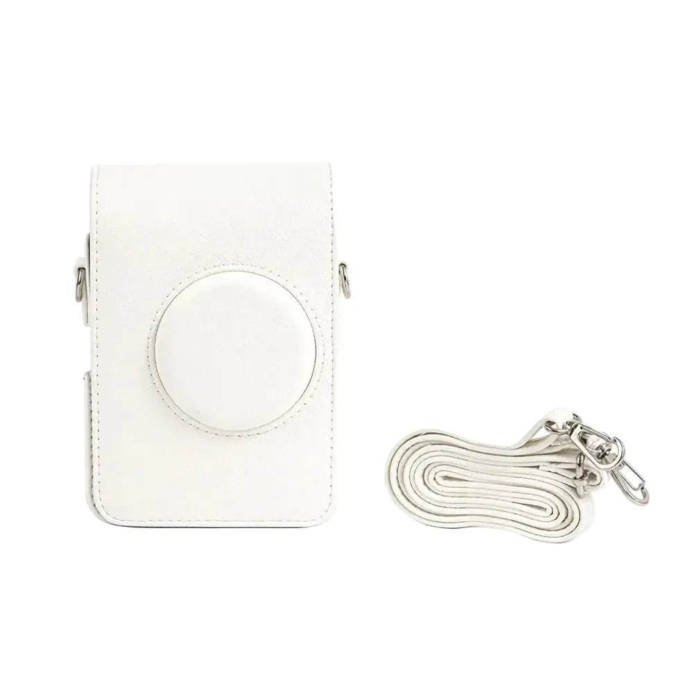 Instax Mini EVO PU Leather Camera Case with Shoulder Strap