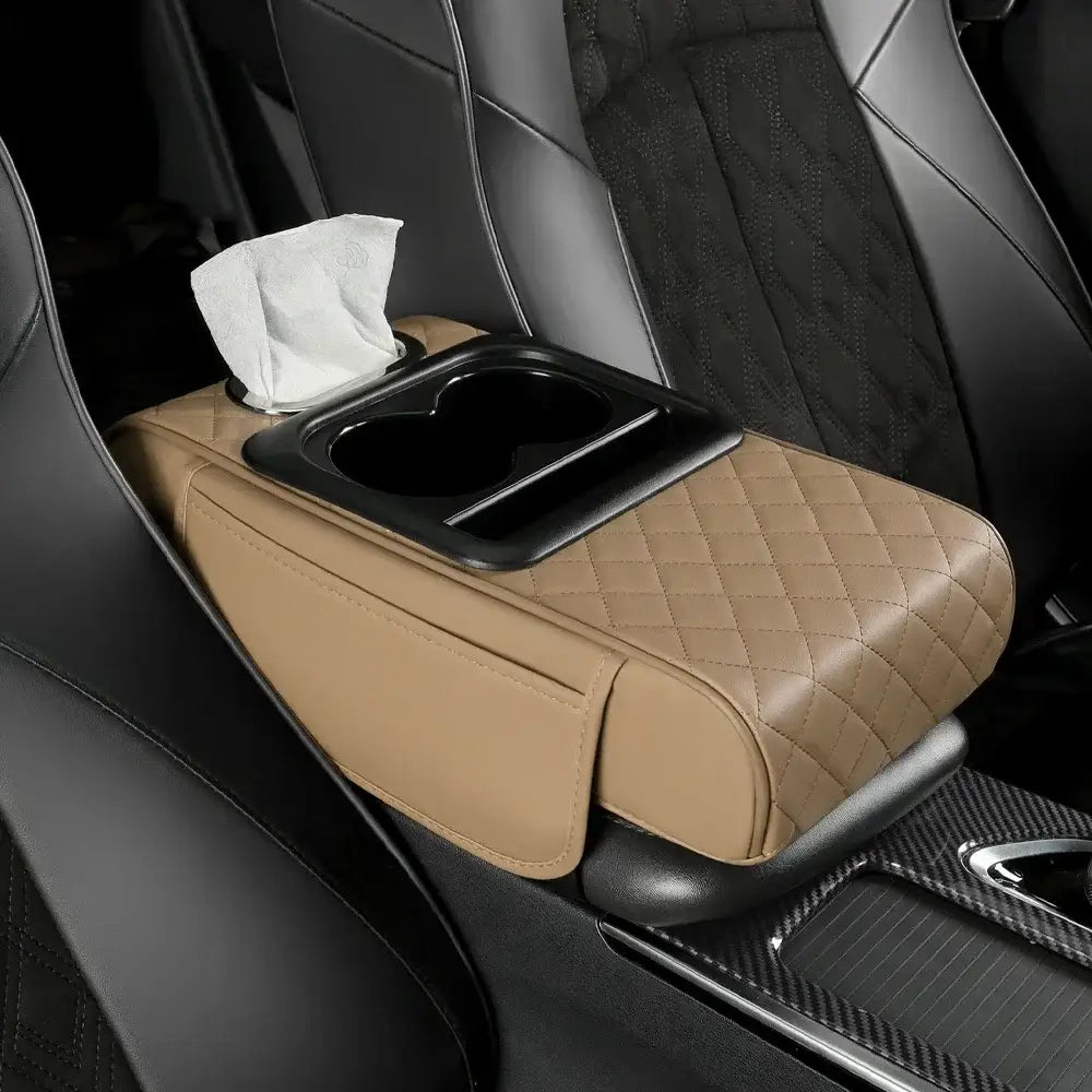 Car Armrest Height Pad with Storage (5 colours available)