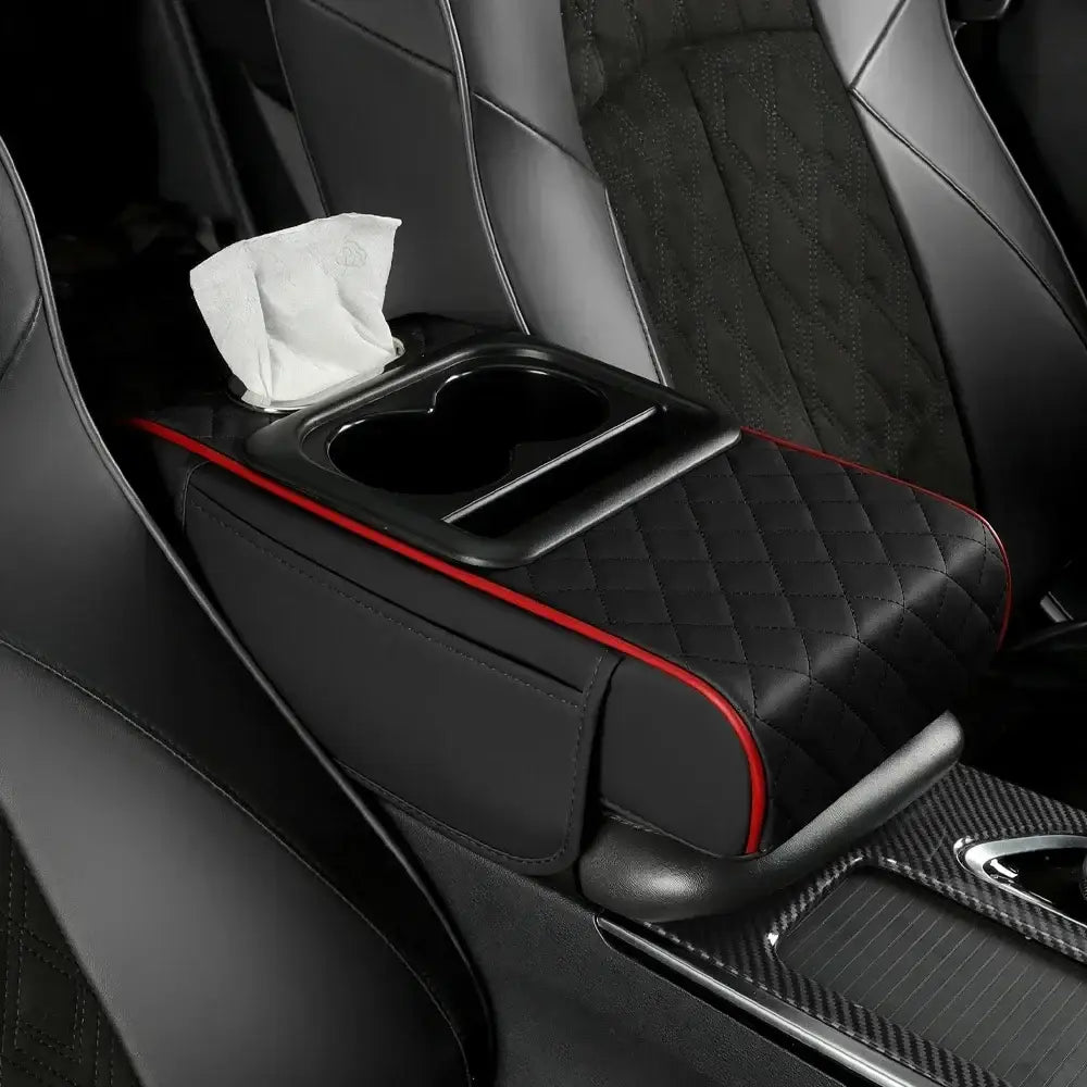 Car Armrest Height Pad with Storage (5 colours available)
