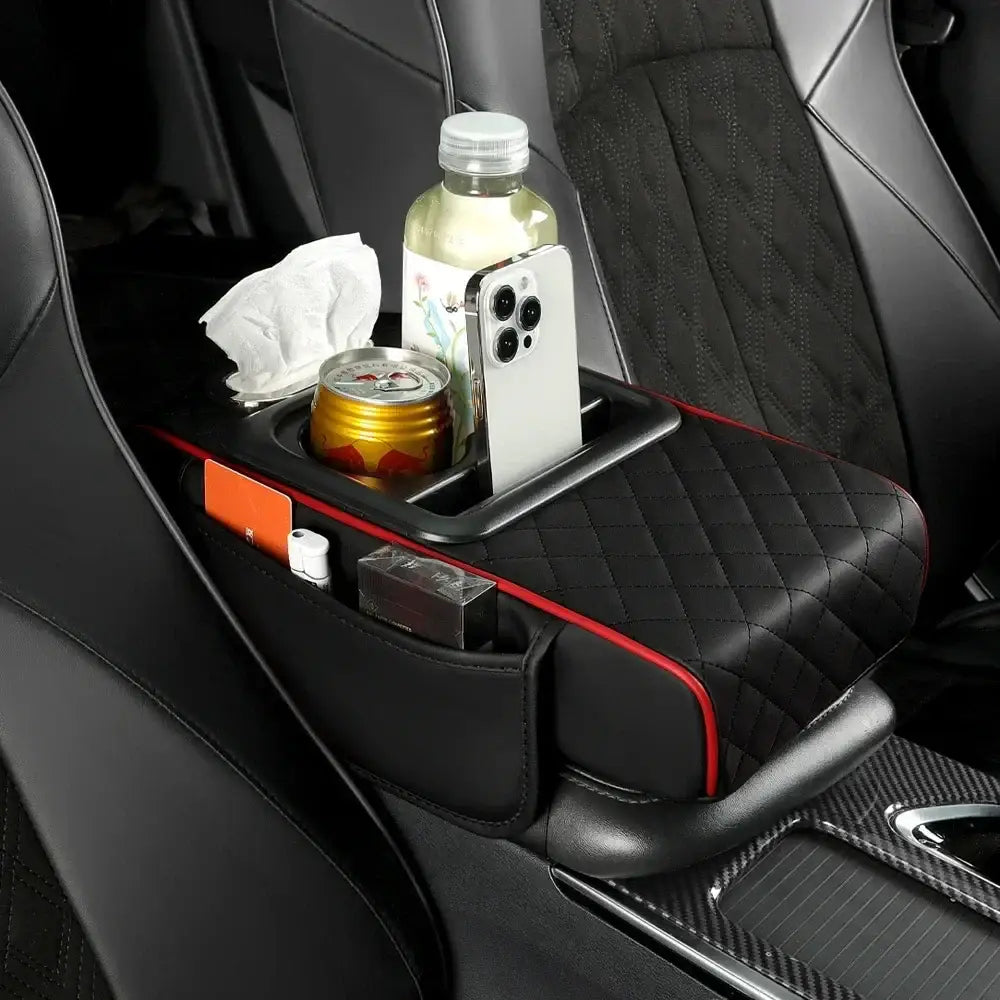 Car Armrest Height Pad with Storage (5 colours available)