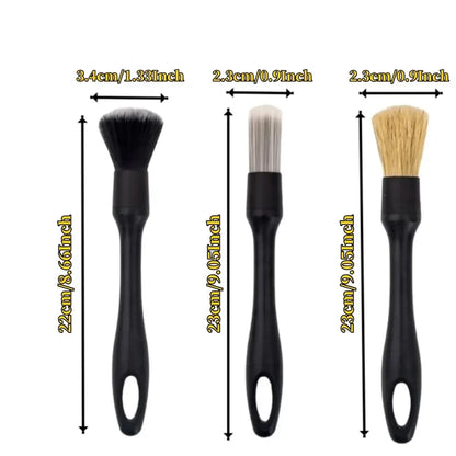 Car Detailing Brush Set (4–5PCS)