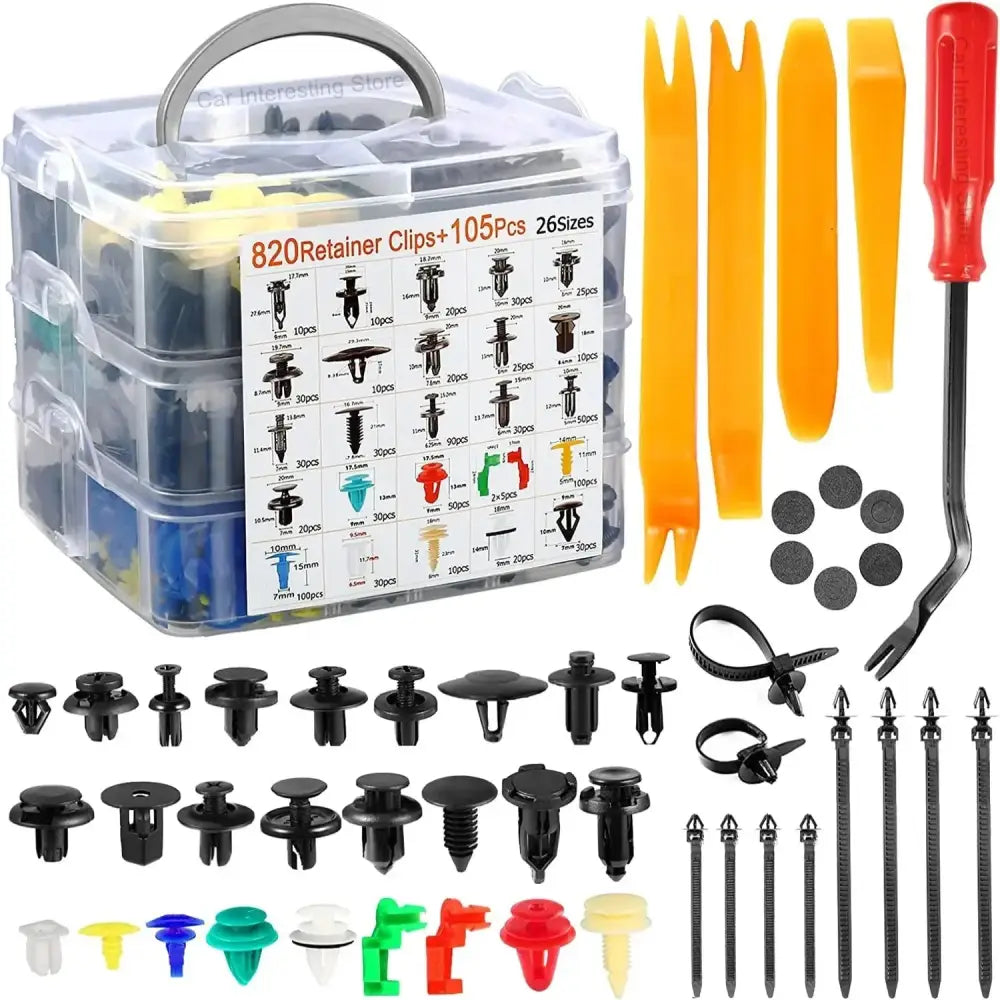 Car Fastener Clip Kit – Plastic Rivets & Retainer Pins (different types available)