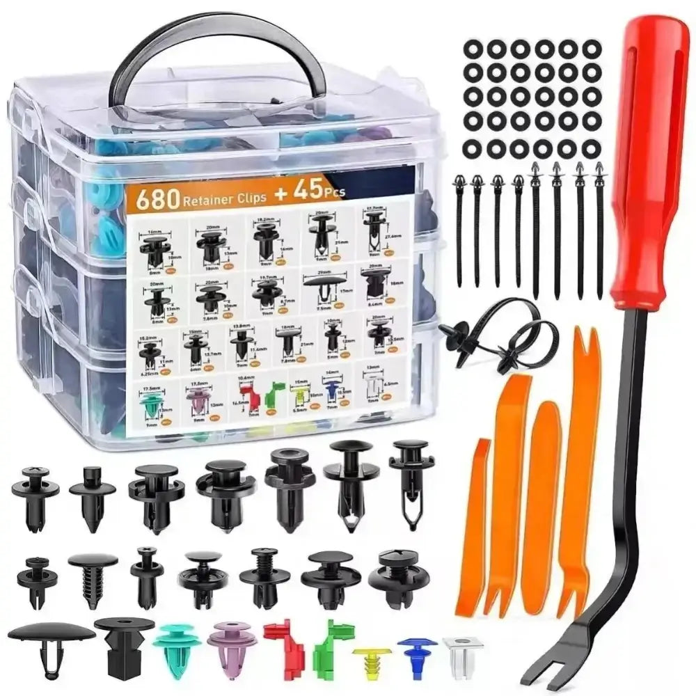 Car Fastener Clip Kit – Plastic Rivets & Retainer Pins (different types available)