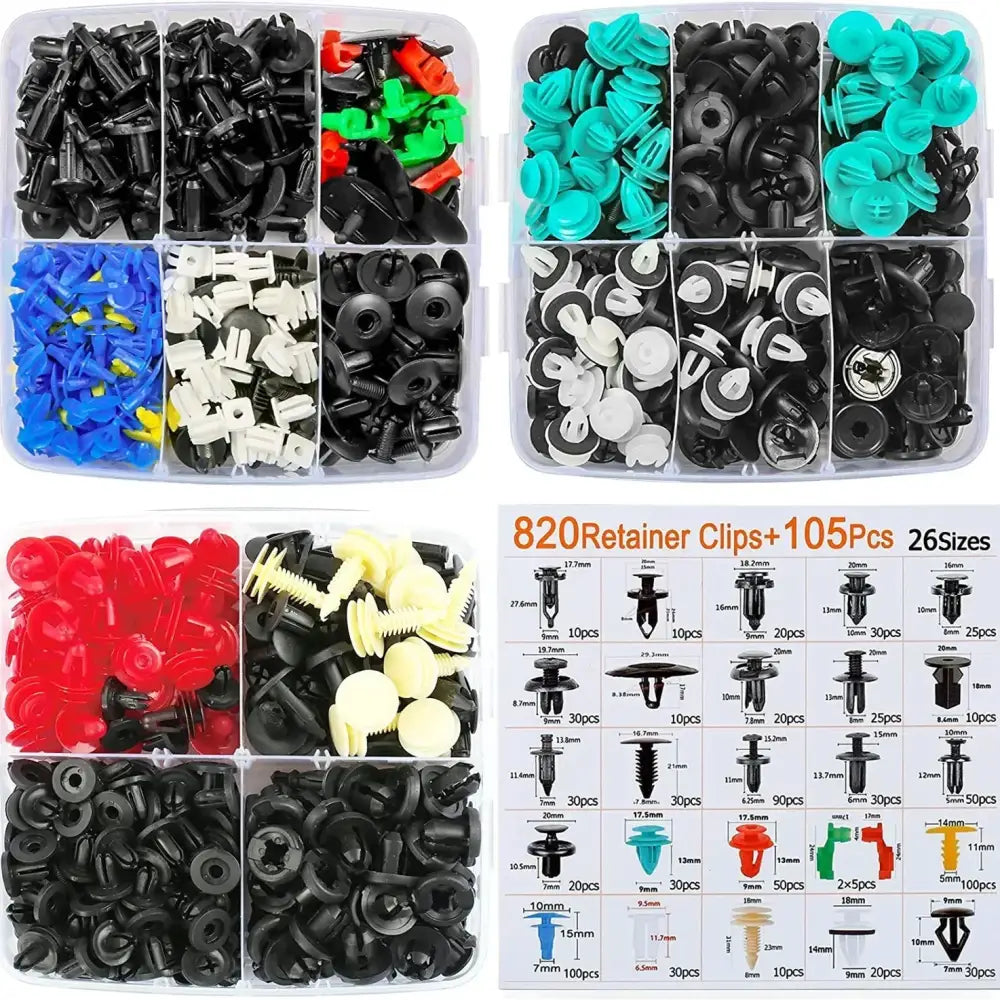 Car Fastener Clip Kit – Plastic Rivets & Retainer Pins (different types available)
