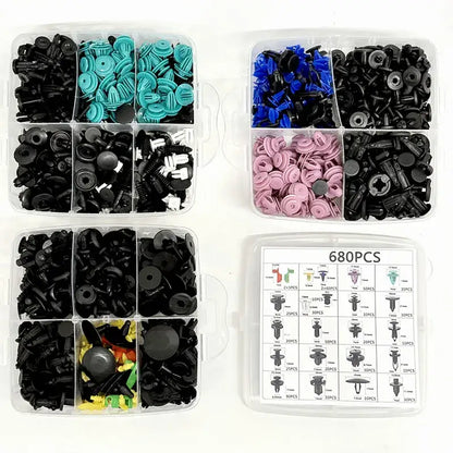 Car Fastener Clip Kit – Plastic Rivets & Retainer Pins (different types available)
