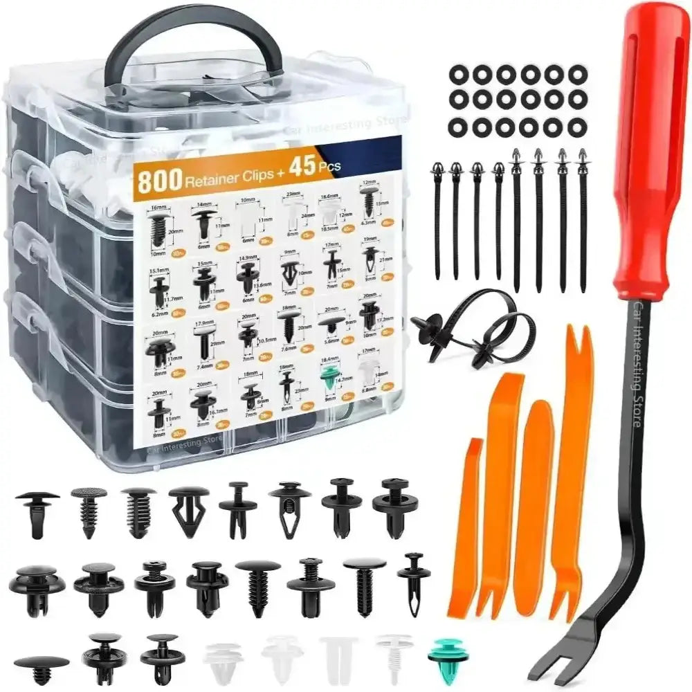 Car Fastener Clip Kit – Plastic Rivets & Retainer Pins (different types available)