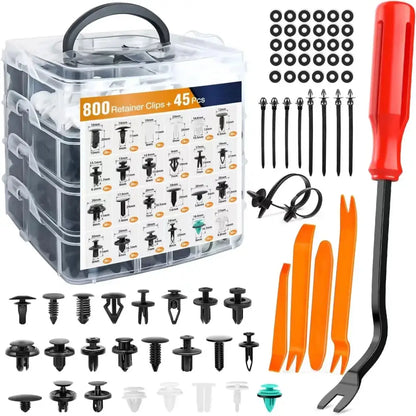 Car Fastener Clip Kit – Plastic Rivets & Retainer Pins (different types available)