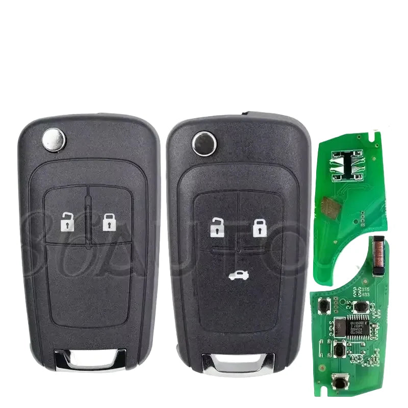 Smart Remote Car Key 315/433MHz for Opel & Vauxhall Astra H, Corsa D, Meriva B & Vectra C